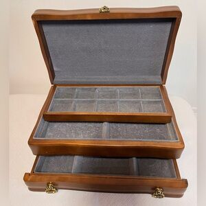 Vintage Jasco Princess Royal Jewelry Box Velvet Lined, 1980s Canadian Made 👸